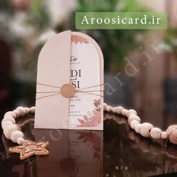 کارت عروسی مینیاتور کد M278