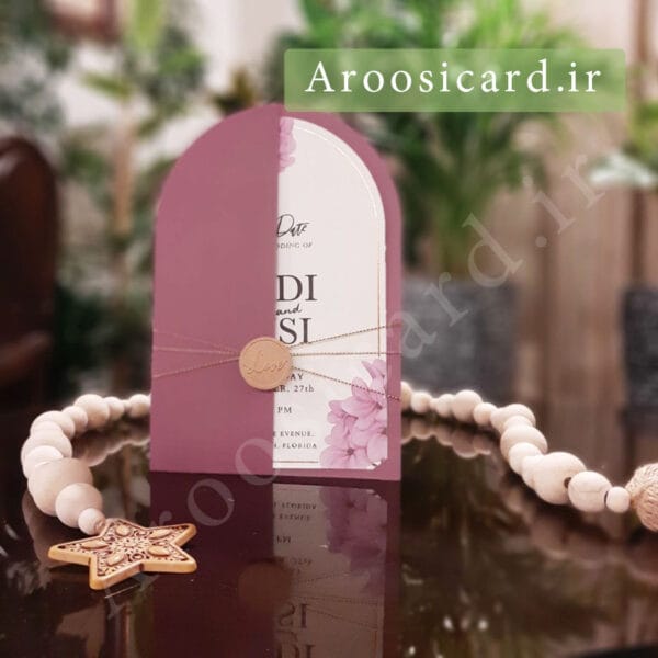 کارت عروسی مینیاتور کد M279