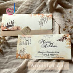 کارت عروسی کد M94 طرح کارت و لایی مونتاژ شده