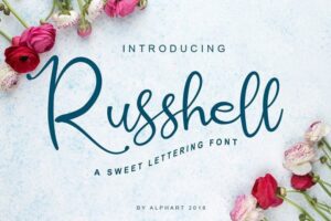 font russhell دانلود