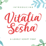 font vitalia sesha