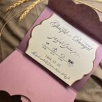 کارت عروسی گلدار مدل love story