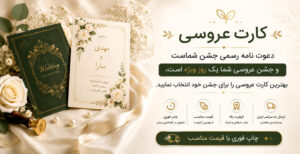 300 مدل کارت عروسی شیک و ساده